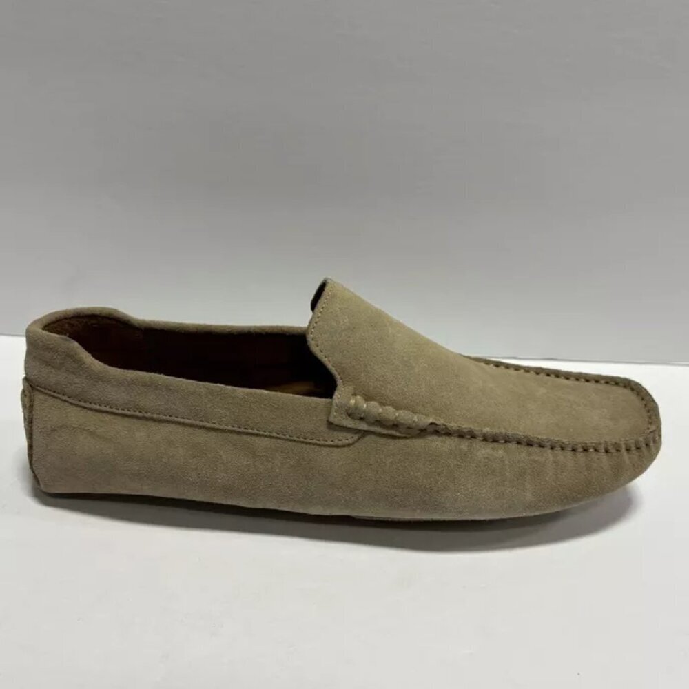 Anthony Veer Men’s William Brown Suede Slippers, Size 10 M